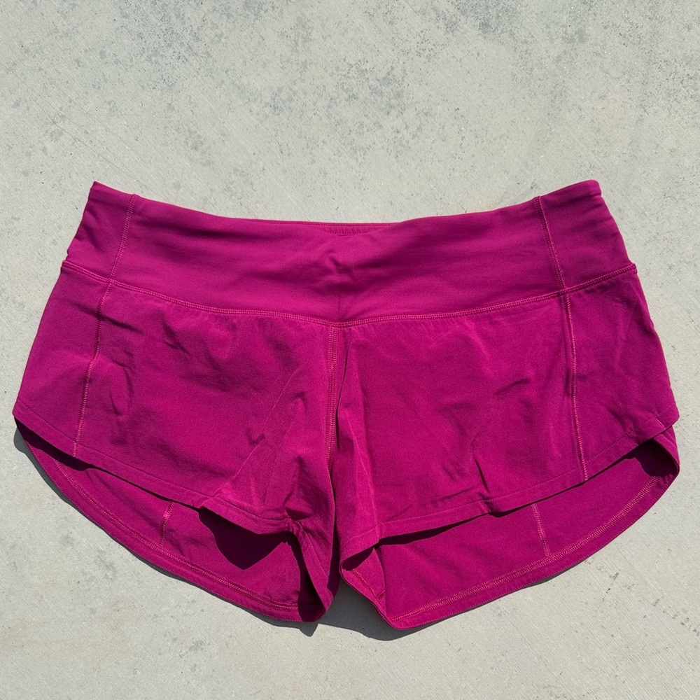 Women’s Magenta Athletic Shorts
